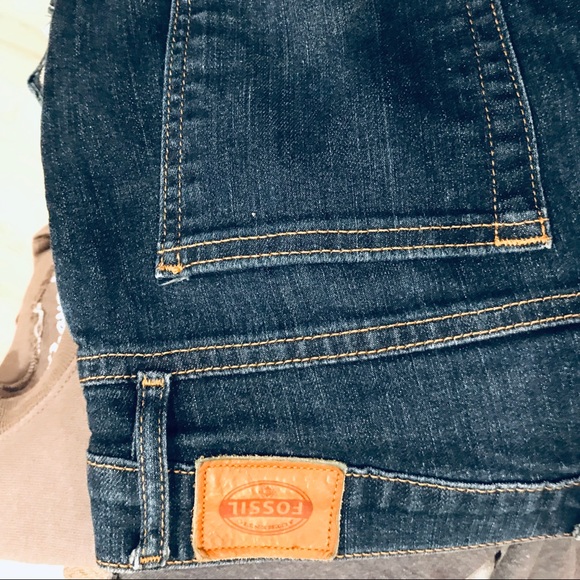 Fossil Skinny Dark Wash Jeans - Picture 8 of 8